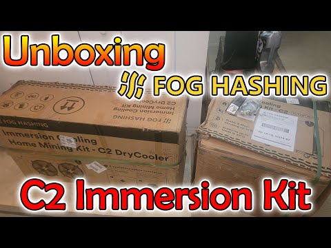 First Look at Foghashing C2 Immersion cooling kit - #Bitcoin #Mining at home