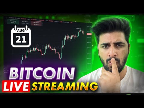 Bitcoin Live Scalp Trading | 21-August | XRP, BTC, LTC, SOL Altcoin Analysis Hindi