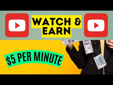 EARN $5 PER MINUTE  PAYPAL Watching Videos (Make Money Online 2023)