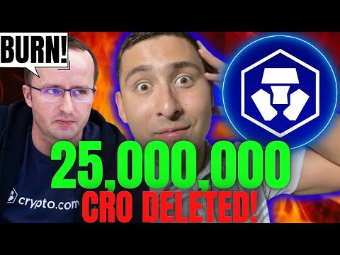 Crypto.com REMOVES 25,000,000 CRO From CRONOS ALERT!