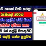 How To Make Money Online | Online Jobs At Home | Free Part Time Job Sinhala