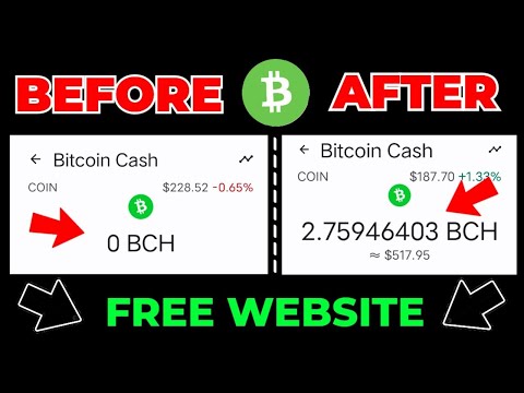 "Claim Your $30 Bitcoin Cash for Free! New No-Investment Bitcoin Mining Site"
