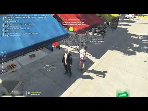 crypto scam at beach market