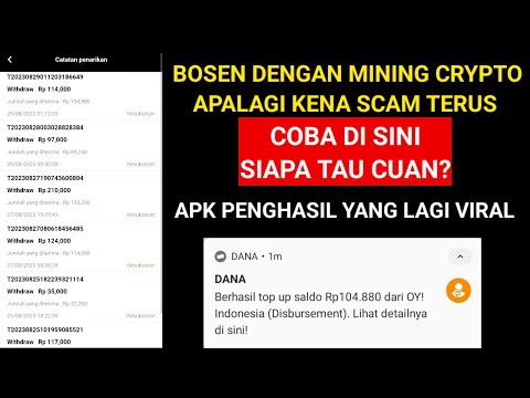 BOSEN MAIN CRYPTO KENA SCAM ! COBA MAIN DI SINI SIAPA TAU CUAN l APK PENGHASIL UANG LEGIT 2023