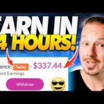 FREE MONEY! Get Paid +$337.44 In 24 Hours With This ZERO Cost Method!| How To Make Money Online 2023