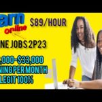 ONLINE JOBS | 5 WEBSITE TO EARN $18K-$33K WEEKLY ONLINE | WORK FROM HOME | NO SKILLS REQUIRED