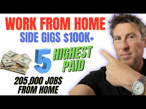 5 HOTEST Work from HOME JOBS $100K Plus Make Money Online without loan or Grants