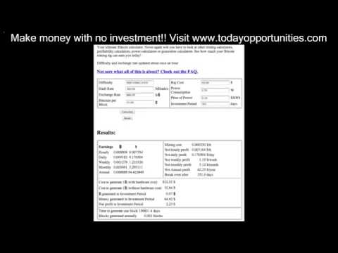 How Much Money Will You Make Bitcoin Mining With a 330MH s Block Erupter -  how to make money