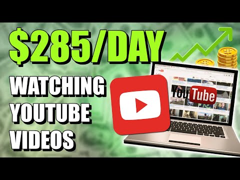 GET PAID $285 PER DAY WATCHING YOUTUBE VIDEOS! *100% FREE* | Make Money Online 2023