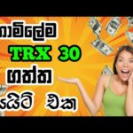 නොමිලේම TRX 30  හොයපු සයිට් එක || E money sinhala || part time job at home