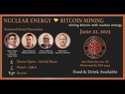Where Nuclear Meets Bitcoin Mining with Brandon Quittem, Nazar Khan, Ryan Macleod & Jason Galloway
