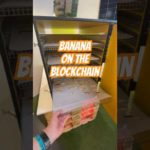 Banana on the blockchain 🍌🍌🍌 #bitcoin #bitcoinmining #trocknung