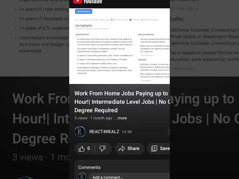 Work From Home Jobs Paying up to 63$ Per Hour!| Intermediate Level Jobs | No College Degree Required