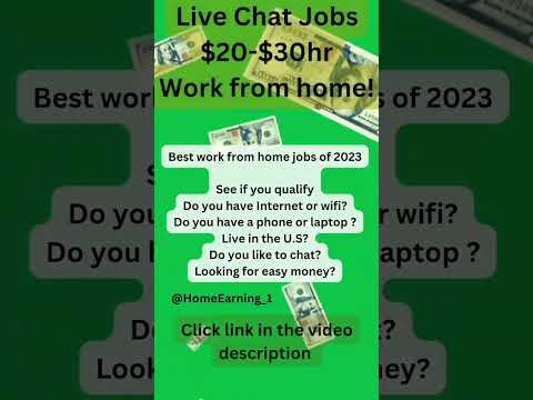 $20-$30hr | Work from home 2023 | Earn money | Easy Remote jobs 2023 #money #finance