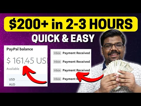 $200+ in 2-3 HOURS (QUICKLY) | Best Way To Earn Money Online As A Beginner 2023