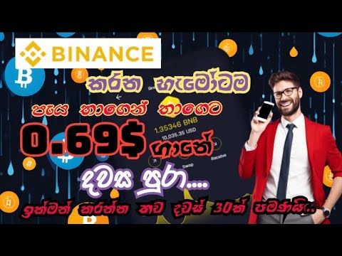 Earn BNB Coin free| Binance |Crypto| Online job| Trading |Bitcoin| Part time job| E money sinhala