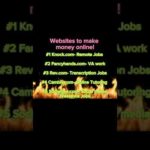 Websites to make money online from home or anywhere! #sidehustle #workfromhome #passiveincome #msi