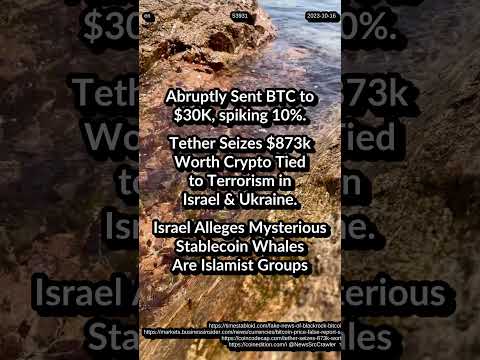 BlackRock Bitcoin ETF Fake news spike BTC. Tether Seizes $873k Crypto Tied to Terrorism.