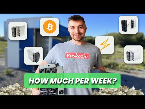 How Much My Bitcoin Mining Farm Earned Last Week