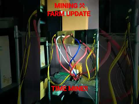 #bitcoin #cryptomining TIME 2 MINE MINING ⚒ FARM UPDATE #diy #shorts #short