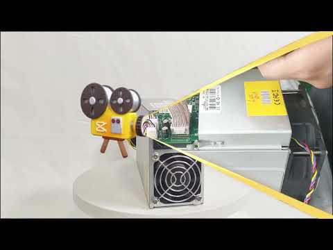 How to run Bitcoin mining machine with a power supply it's simple and Easy