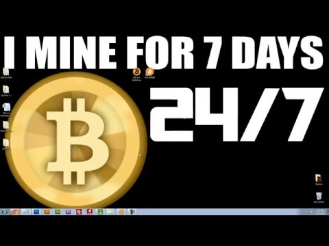 7 DAY$-24_HR$ - BITCOIN MINING EXPERIMENT - See How Much Money I Made _)