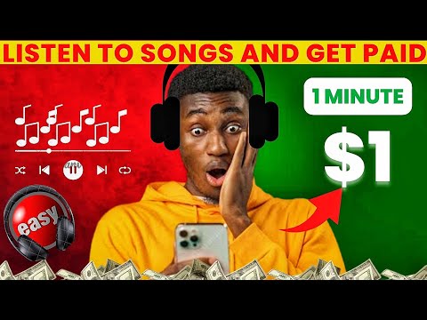 EARN $1 Every MINUTE Listening To MUSIC - Make Money Online 2024