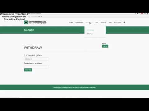 CRYPTOMININGFARM   Virtual Bitcoin Mining 10 GHS в подарок!!!   YouTube