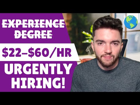 $22-$60/HOUR Urgently Hiring Work From Home Jobs 2023 No Experience Required