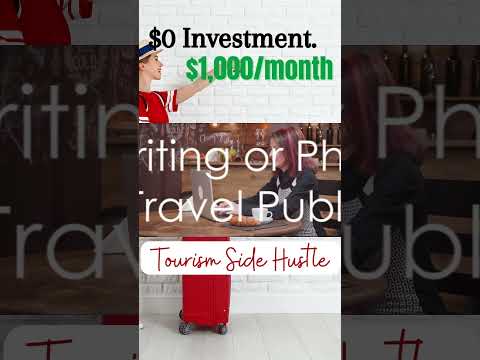 Travel Side Hustles - Make Money Online 2023 #shorts #travelvlog