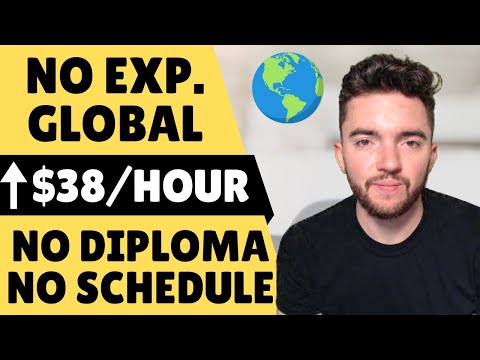 ⬆️$38/Hour 7 Remote Jobs with No Experience, No Diploma | Work When You Want Worldwide