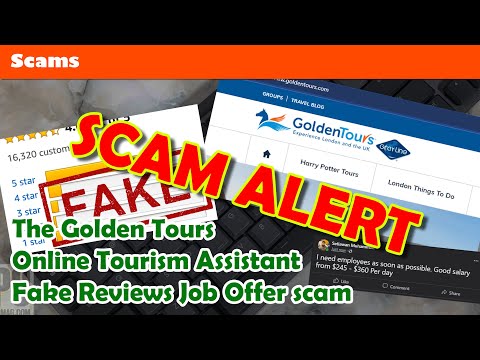 Golden Tours Tourism Online Assistant Deceiving SCAM: crypto, fake reviews and MLM scheme uncovered