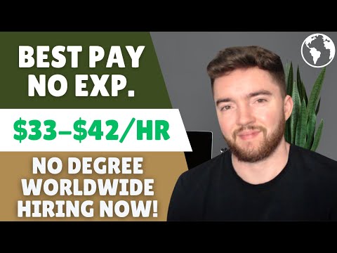 3 BEST Paying Remote NO EXPERIENCE Work From Home Jobs Hiring Right Now