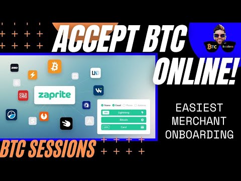 ZAPRITE: How To EASILY Accept Bitcoin Payments Online