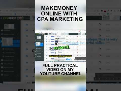 GUARANTEED EARNING WITH CPA MARKETING |HOW TO (MAKE MONEY ONLINE) USING CPAGRIP| CLICKBANK