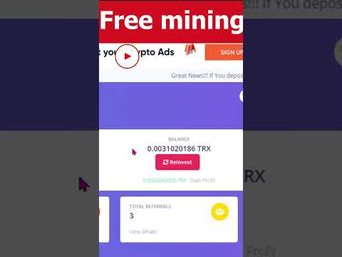 Tronxminedr #tronearningsite  Cloud Mining 2024 #freecryptomining #trxminer #free #payment #shorts