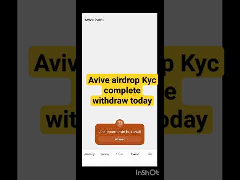 #Avive#avivemining #youtubeshorts #trend #shortsviral  KYC Complete