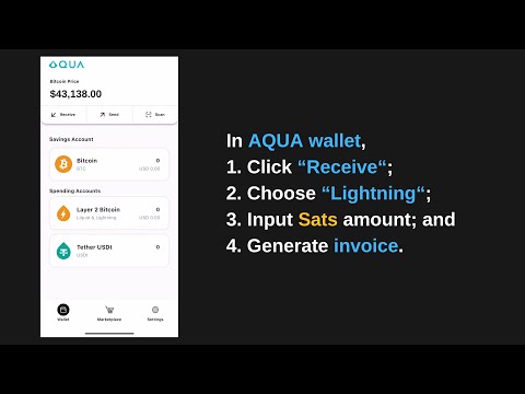 [XPOS Merchant Tutorial] How to sell BTC on Lightning Network with AQUA Wallet