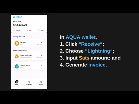 [XPOS Merchant Tutorial] How to sell BTC on Lightning Network with AQUA Wallet