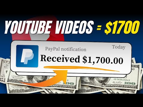 Get Paid to Watch YouTube Videos $1700+ Make Money Online 2024