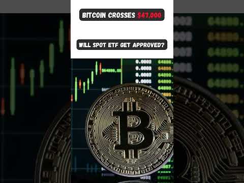Bitcoin crosse $47K #shorts #bitcoin #news