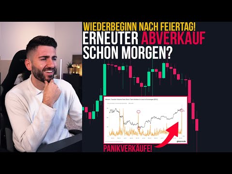 BITCOIN Absturz durch Panik-Sells! Nächster ETF Dump oder Trendwende? Krypto News