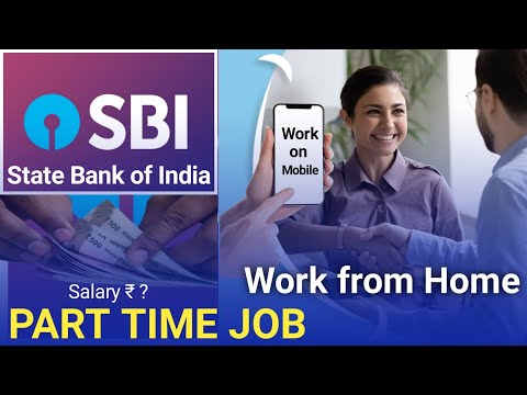 SBI Work from Home Jobs || How to make money online from State Bank of India