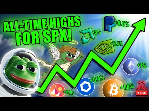 BTC LIVE - S&P 500 ALL TIME HIGHS! BITCOIN HOLDING KEY LEVEL!