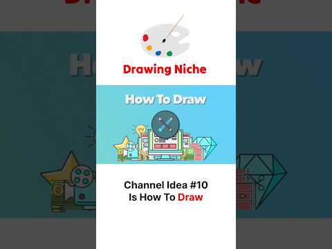 The Drawing Niche // Easy Faceless YouTube Channel Idea // Make money online