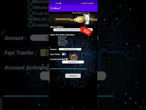 New Bitcoin mining App for Android device 2023 Bitcoin generator software APK 2023 Tx Miner 2