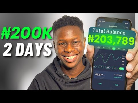 I Made 200,000 Naira in 48 HOURS! Make Money Online In Nigeria 2024-Best App To Earn Money Nigeria