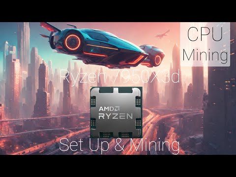 CPU MINING RYZEN 7950X3D | THE CRYPTO MINING KING