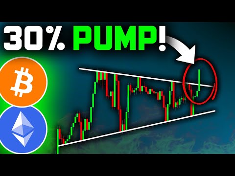 30% BITCOIN PUMP COMING (Here's Why)!! Bitcoin News Today & Ethereum Price Prediction!
