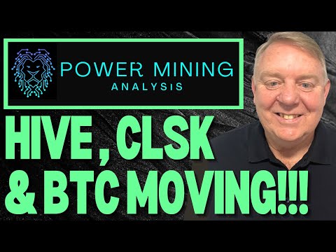 HIVE, CLSK & Bitcoin Breakout | Bitcoin Mining Stock Analysis & News | BTC Stocks | Anthony Power